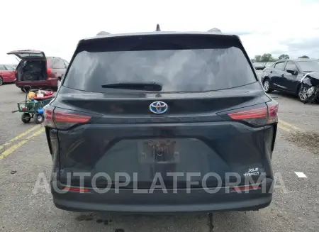 TOYOTA SIENNA XLE 2022 vin 5TDYRKEC0NS101938 from auto auction Copart