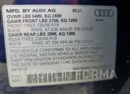 AUDI Q5 PREMIUM 2021 vin WA1BAAFY7M2100318 from auto auction Copart