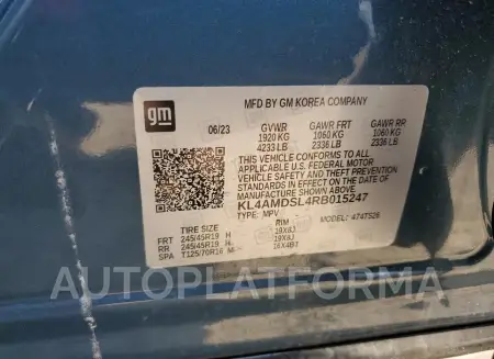 BUICK ENCORE GX 2024 vin KL4AMDSL4RB015247 from auto auction Copart