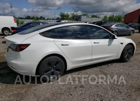 TESLA MODEL 3 2022 vin 5YJ3E1EB4NF197133 from auto auction Copart