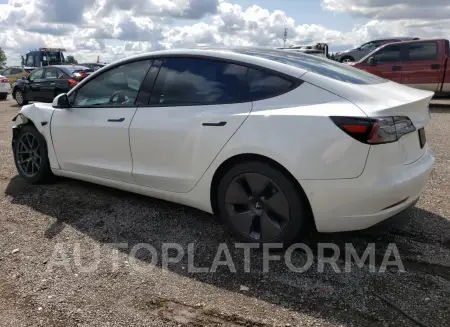 TESLA MODEL 3 2022 vin 5YJ3E1EB4NF197133 from auto auction Copart