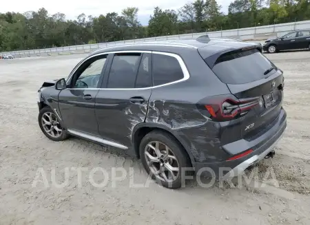 BMW X3 XDRIVE3 2022 vin 5UX53DP01N9K52450 from auto auction Copart