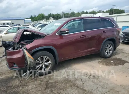 Toyota Highlander 2015 2015 vin 5TDBKRFH8FS089763 from auto auction Copart