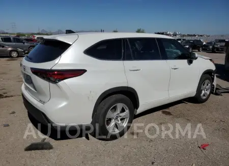 TOYOTA HIGHLANDER 2022 vin 5TDBZRBH4NS591217 from auto auction Copart