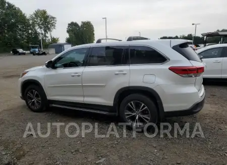 TOYOTA HIGHLANDER 2019 vin 5TDBZRFH4KS943542 from auto auction Copart