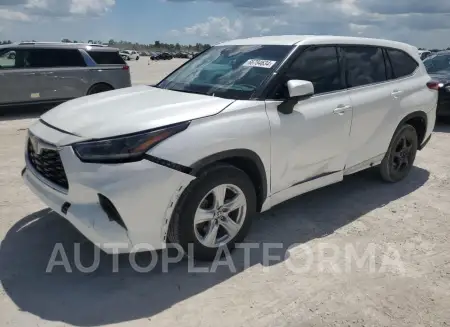 TOYOTA HIGHLANDER 2021 vin 5TDCZRAH3MS064290 from auto auction Copart