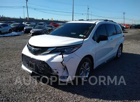 TOYOTA SIENNA XSE 2022 vin 5TDDSKFC7NS051184 from auto auction Copart