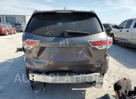 TOYOTA HIGHLANDER 2016 vin 5TDKKRFH2GS142782 from auto auction Copart