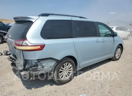 TOYOTA SIENNA XLE 2017 vin 5TDYZ3DC8HS829387 from auto auction Copart