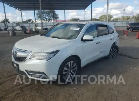 Acura MDX 2016 2016 vin 5FRYD4H44GB034667 from auto auction Copart