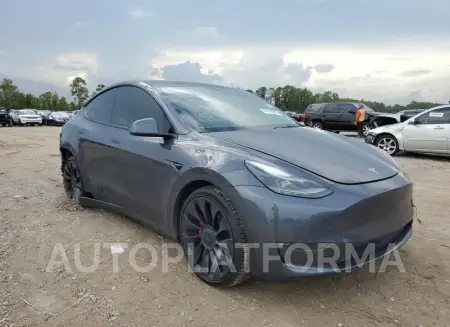 TESLA MODEL Y 2022 vin 7SAYGDEF0NF554542 from auto auction Copart