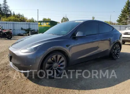 Tesla Model Y 2022 2022 vin 7SAYGDEF3NF521115 from auto auction Copart