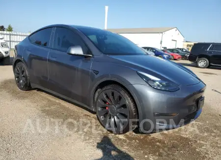 TESLA MODEL Y 2022 vin 7SAYGDEF3NF521115 from auto auction Copart