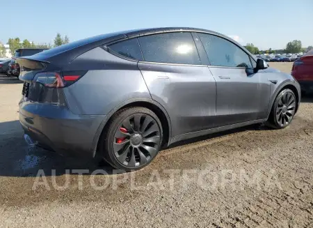 TESLA MODEL Y 2022 vin 7SAYGDEF3NF521115 from auto auction Copart