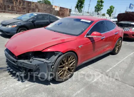 TESLA MODEL S 70 2015 vin 5YJSA1S28FF090101 from auto auction Copart