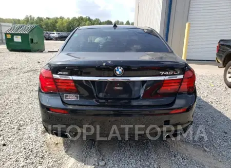 BMW 740 LXI 2015 vin WBAYF4C56FD874142 from auto auction Copart