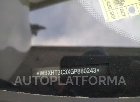 BMW X1 XDRIVE2 2016 vin WBXHT3C3XGP880243 from auto auction Copart