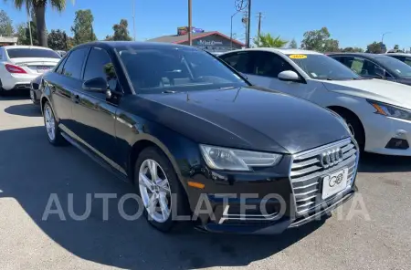 Audi A4 2018 2018 vin WAUKMAF44JA024565 from auto auction Copart