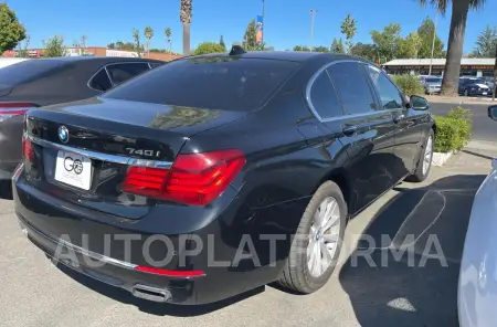 BMW 740 I 2015 vin WBAYA6C55FGK16403 from auto auction Copart