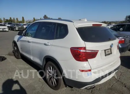 BMW X3 XDRIVE2 2016 vin 5UXWX9C52G0D89690 from auto auction Copart