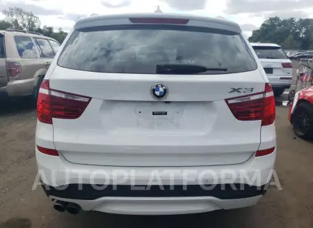 BMW X3 XDRIVE2 2016 vin 5UXWX9C59G0D76581 from auto auction Copart