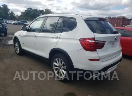 BMW X3 XDRIVE2 2016 vin 5UXWX9C59G0D76581 from auto auction Copart