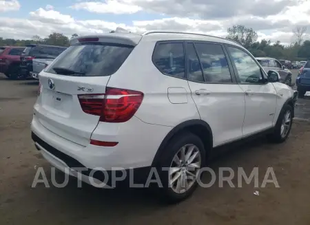 BMW X3 XDRIVE2 2016 vin 5UXWX9C59G0D76581 from auto auction Copart