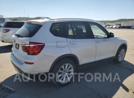 BMW X3 XDRIVE2 2016 vin 5UXWX9C5XG0D75908 from auto auction Copart