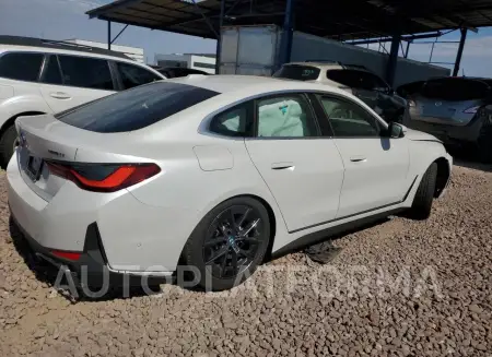 BMW I4 EDRIVE 2024 vin WBY43AW03RFT37745 from auto auction Copart