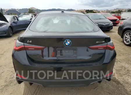 BMW I4 EDRIVE 2024 vin WBY43AW09RFS22910 from auto auction Copart