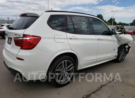 BMW X3 XDRIVE3 2016 vin 5UXWX7C50G0S16669 from auto auction Copart