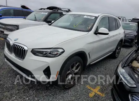 BMW X3 SDRIVE3 2022 vin 5UX43DP07N9J95523 from auto auction Copart