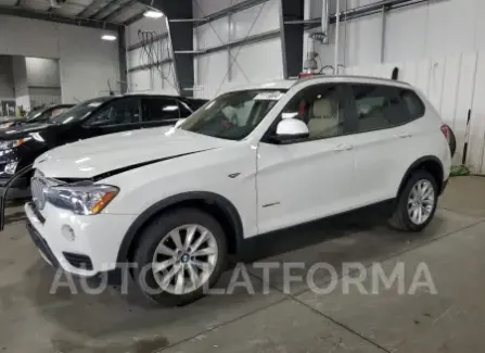 BMW X3 xDrive 2016 2016 vin 5UXWX9C51G0D82438 from auto auction Copart