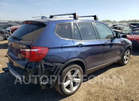 BMW X3 XDRIVE2 2017 vin 5UXWX9C5XH0D98607 from auto auction Copart