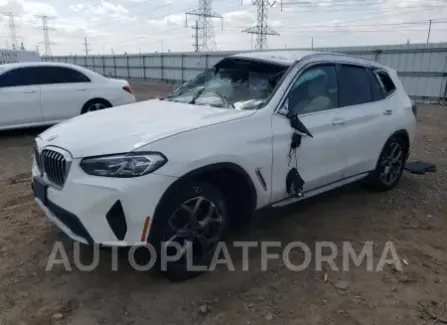 BMW X3 xDrive 2022 2022 vin 5UX53DP04N9J41486 from auto auction Copart