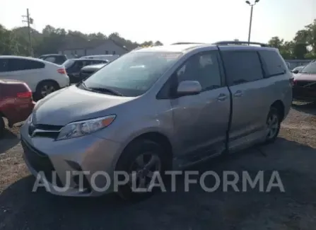 Toyota Sienna LE 2020 2020 vin 5TDKZ3DC2LS074171 from auto auction Copart