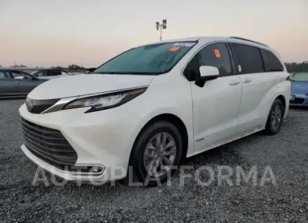 Toyota Sienna XLE 2021 2021 vin 5TDYRKEC1MS061819 from auto auction Copart