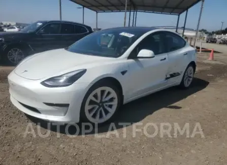 Tesla Model 3 2022 2022 vin 5YJ3E1EA3NF358983 from auto auction Copart