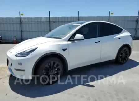 Tesla Model Y 2022 2022 vin 7SAYGAEE1NF489173 from auto auction Copart