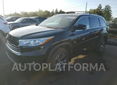 Toyota Highlander 2016 2016 vin 5TDJKRFH8GS316656 from auto auction Copart