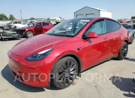 Tesla Model Y 2021 2021 vin 5YJYGDEF5MF272103 from auto auction Copart