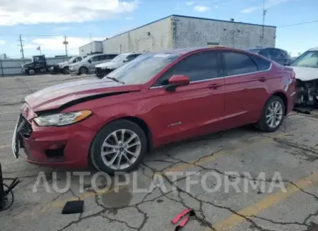 Ford Fusion SE 2019 2019 vin 3FA6P0LU7KR241387 from auto auction Copart