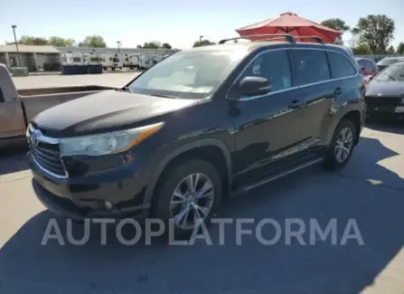 Toyota Highlander 2015 2015 vin 5TDBKRFH3FS097611 from auto auction Copart