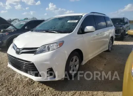 Toyota Sienna LE 2020 2020 vin 5TDKZ3DCXLS044240 from auto auction Copart