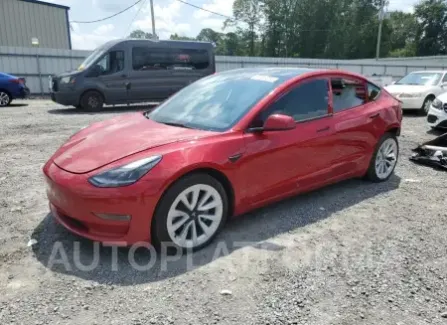 Tesla Model 3 2022 2022 vin 5YJ3E1EB2NF345120 from auto auction Copart