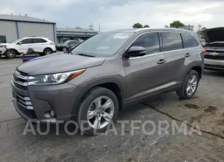 Toyota Highlander 2018 2018 vin 5TDDZRFH5JS486022 from auto auction Copart