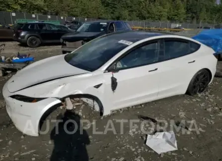 Tesla Model 3 2024 2024 vin 5YJ3E1ET4RF827439 from auto auction Copart