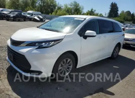 Toyota Sienna LE 2023 2023 vin 5TDKSKFC9PS103733 from auto auction Copart