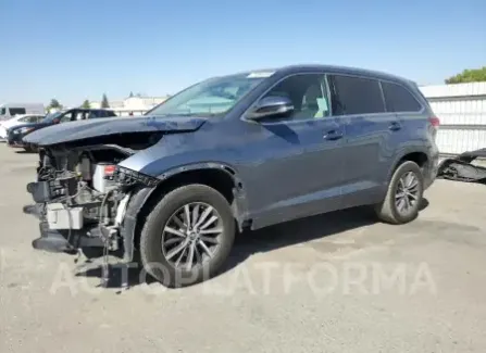 Toyota Highlander 2018 2018 vin 5TDKZRFH2JS244747 from auto auction Copart