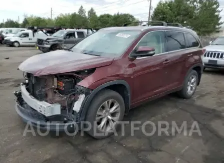 Toyota Highlander 2015 2015 vin 5TDJKRFH6FS223973 from auto auction Copart